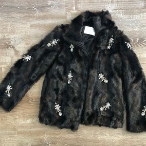 NEW Zara, size M bejeweled jacket. Worn once